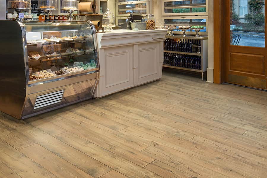 Commercial wood flooring